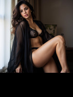 A beautiful brunette. 