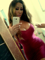 A lady with thick tool for you